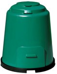 RAPID 280L composter with two-part lid and base, green color