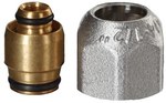 V-PEX Connector 3/4'' nickel plated