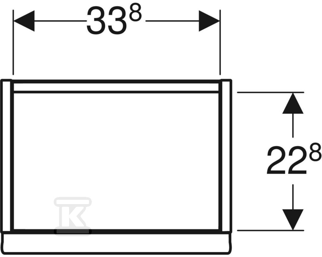 Szafka pod umywalkę kompaktową iCon z - 502.301.JR.1