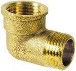 TWIST Elbow GZ-GW 3/8'' brass