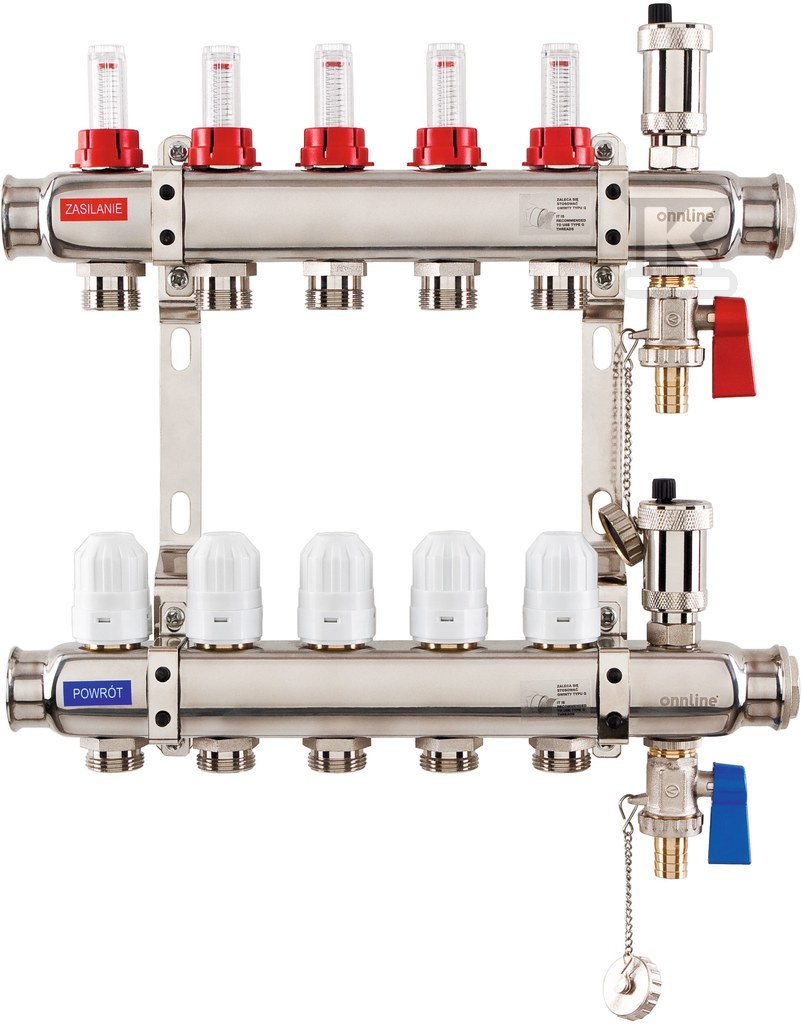 Distribuitor din oțel inoxidabil, armat - 6081030