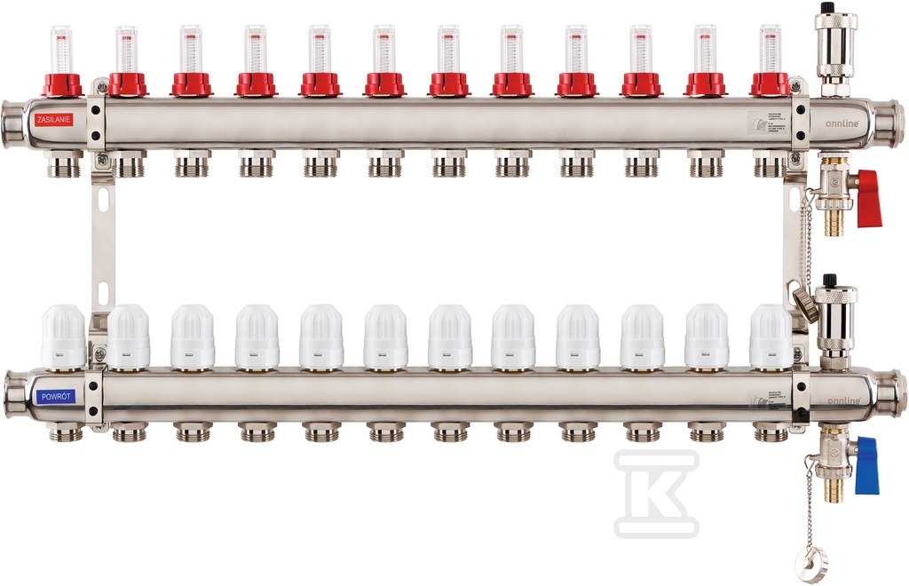 Stainless steel manifold armed Onnline - 6081100