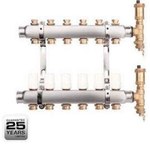 Колектор BASE Inox K4-4 G1"-G3/4" кількість контурів 4