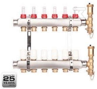 BASE Inox manifold K5-3 G1"-G3/4" - 6085610