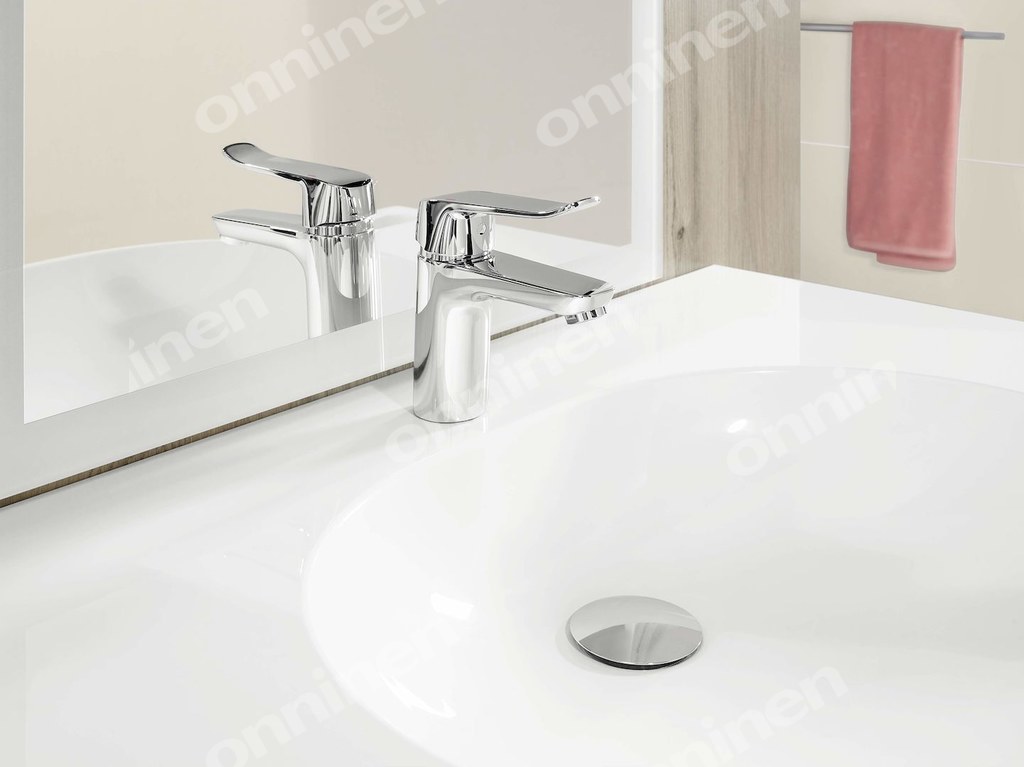 Care, basin mixer, long lever, 114 mm - 5711F