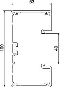 Kanał podparapetowy typ GA-53100EL - 6112403