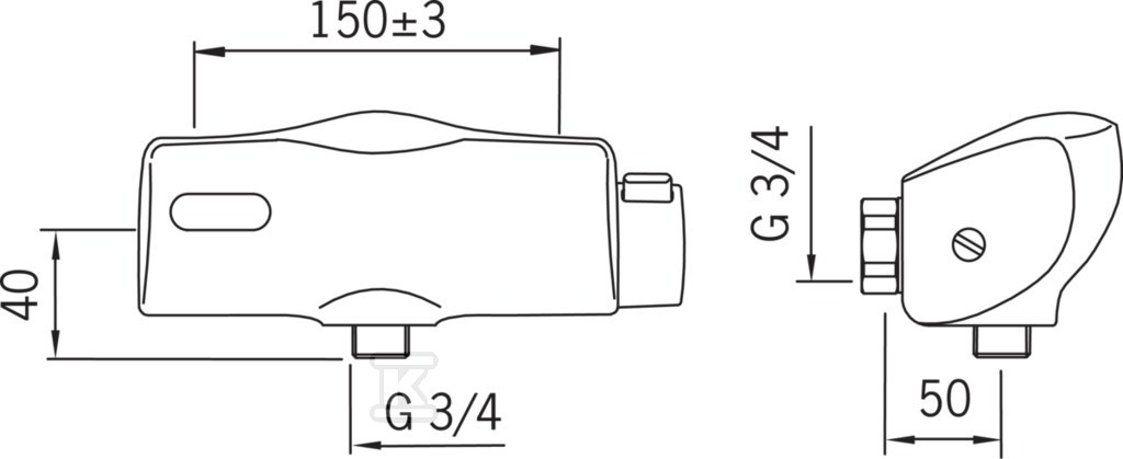 Bateria prysznicowa Electra - 6180