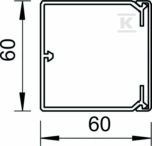 Tip instalacionog kanala VDK60060RV - 6191193