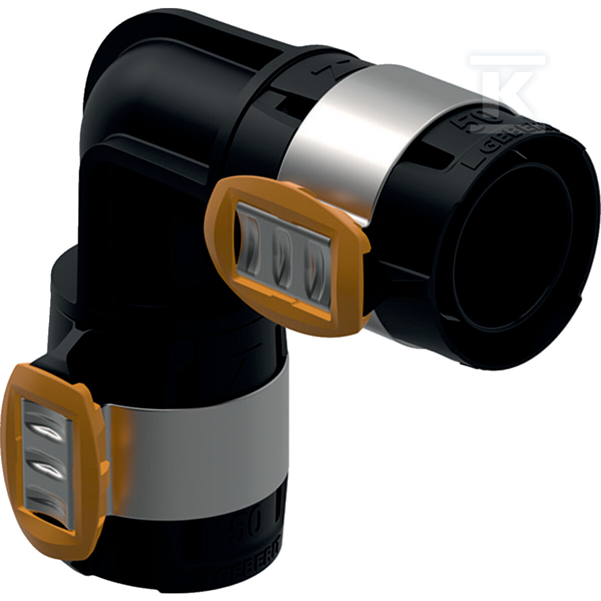 Kolano Geberit FlowFit: 90°, - 620.075.00.1