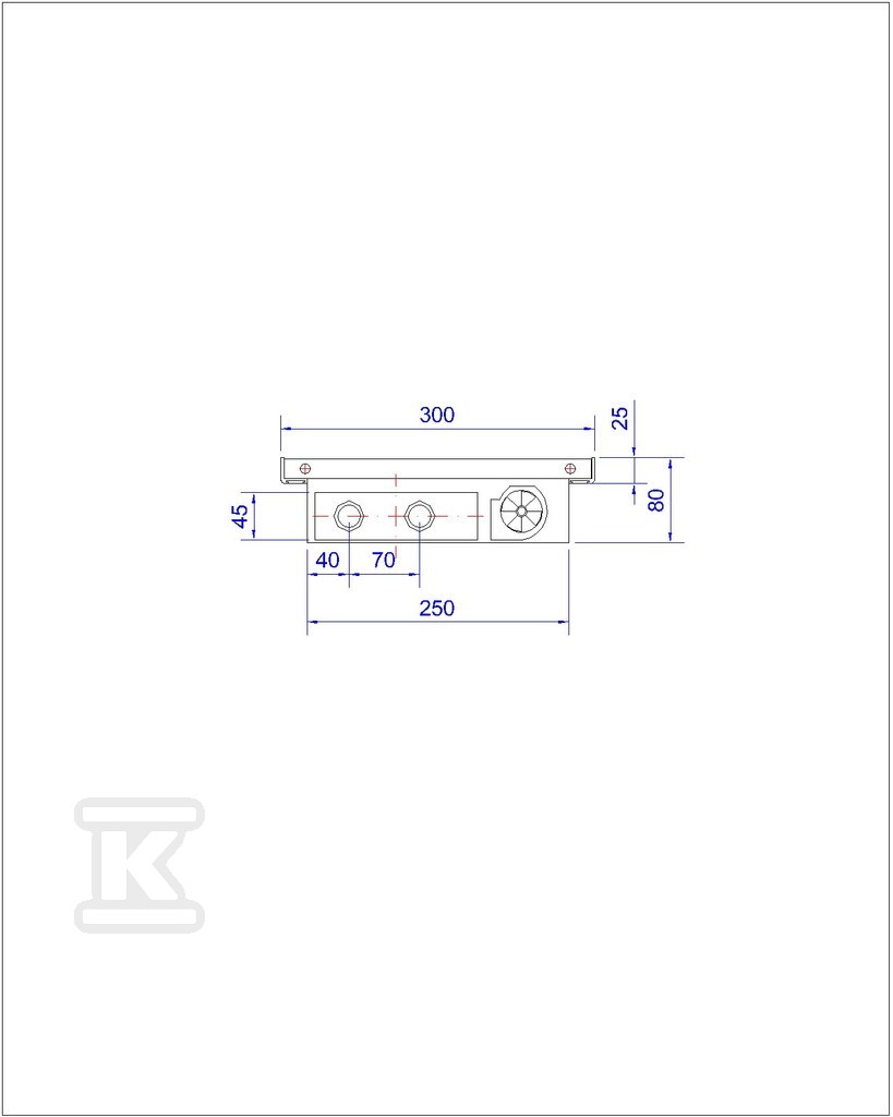 konvektor TRIOVENT 80/250/300/230V, - CVTV08275230