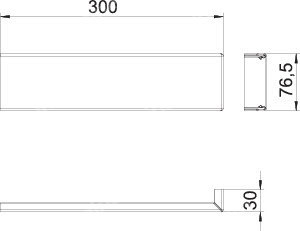 GA-OPEN external corner cover - 6279725