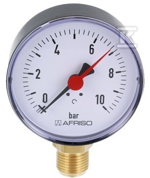 Heating pressure gauge RF 80 RAD, fi 80 - 63564