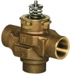 3-way valve, 1 "female thread, kvs = 7.7