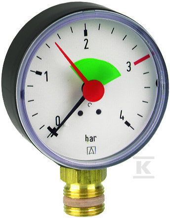 Heating pressure gauge HZ 80 RAD, fi 80 - 63918