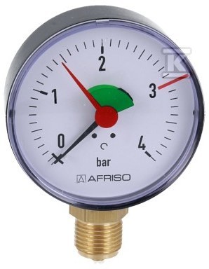 Heating pressure gauge HZ 80 RAD, fi 80 - 63918