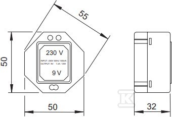 Transformator, 9 V Group - 290007