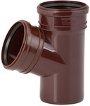Trójnik PP dn110X110/45 brąz, do systemu spustowego rynien