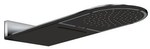 KLUDI A-QA Overhead shower, 250 mm, 2 nozzles, matt black