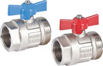 Geberit ball valve set (2 pcs): G1 "nickel plated