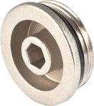 Plug, for Geberit manifold: G1 "nickel-plated