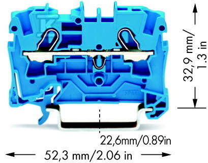 2-adriger 4-mm-Durchgangsverbinder für - 2004-1204