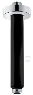 Sprchové rameno - strop 150 mm, čierna - 6651587-00