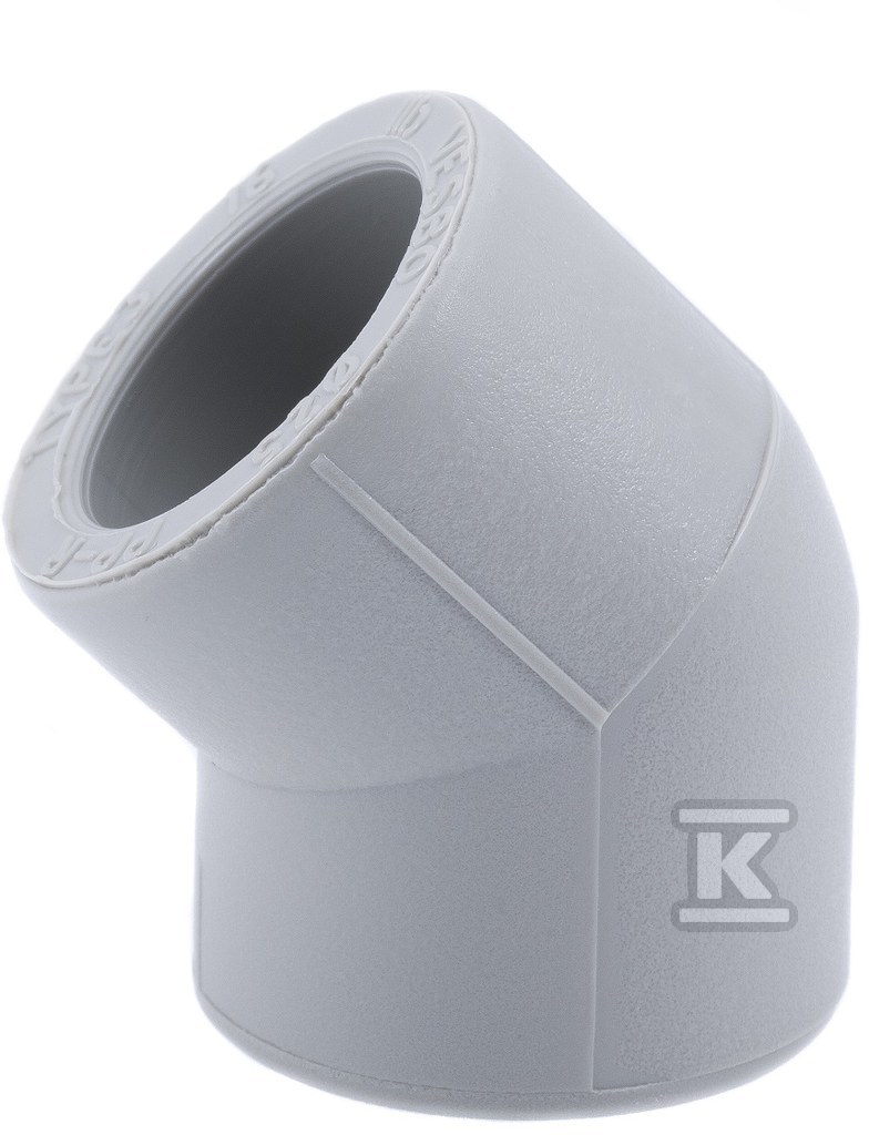 PP koleno 45 stupňov 75 mm - 308-75-V