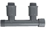 2-outlet manifold 1 "F x M - 2 outlets: 2x1" M (RB1301-210)