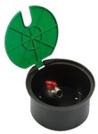 Round valve box with built-in ball valve 3/4" (VBA17186)