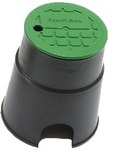 Round valve box with lid, with bayonet closure (VBA02672)