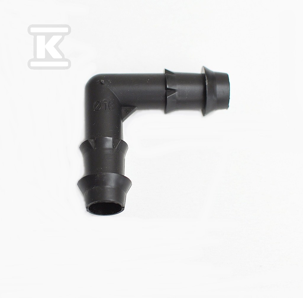 16mm pressed spiral elbow for drip - 31021616