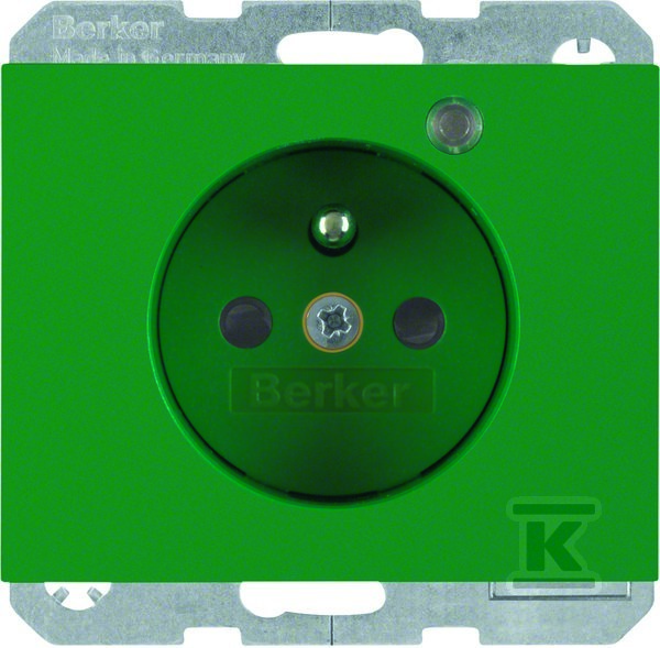 Gniazdo z uziemieniem i LED kontrolną z - 6765097013
