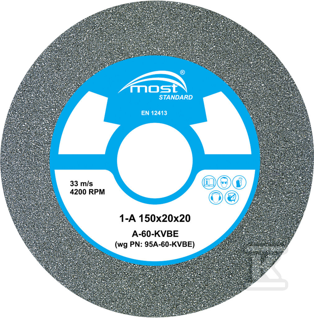 Ceramic bond grinding wheel 150x20x20 - 9220152001