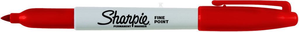 Sharpie Permanent Marker Fine czerwony - S0810940