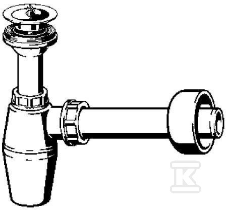 Flaschensiphon 5/4"x5/4" Kunststoff / - 703110