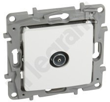 Star 1 terminal TV socket DB white - 764551