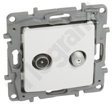 Termination TV-SAT socket 10 DB white - 764558