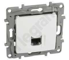 Einzelne RJ45 CAT 5 UTP-Buchse weiß - 764571