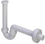 Bidet-Rohrsiphon 5/4"x32 Kunststoff / Weiß