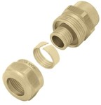 Złączka mosiężna skręcana GW do rur PEXC i PERT - 25x3.5 G3/4"