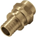 Spojka KAN-therm PUSH s přírubou, vnější závit - 18x2,5 G3/4"