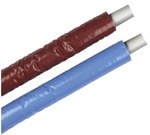 PE-RT pipe with diffusion barrier according to DIN 4726 - in 6 mm blue thermal insulation - 25x3.5 /25m/