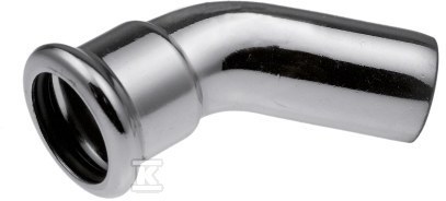 KAN-therm Steel 45-degree nipple elbow - 18 x 18