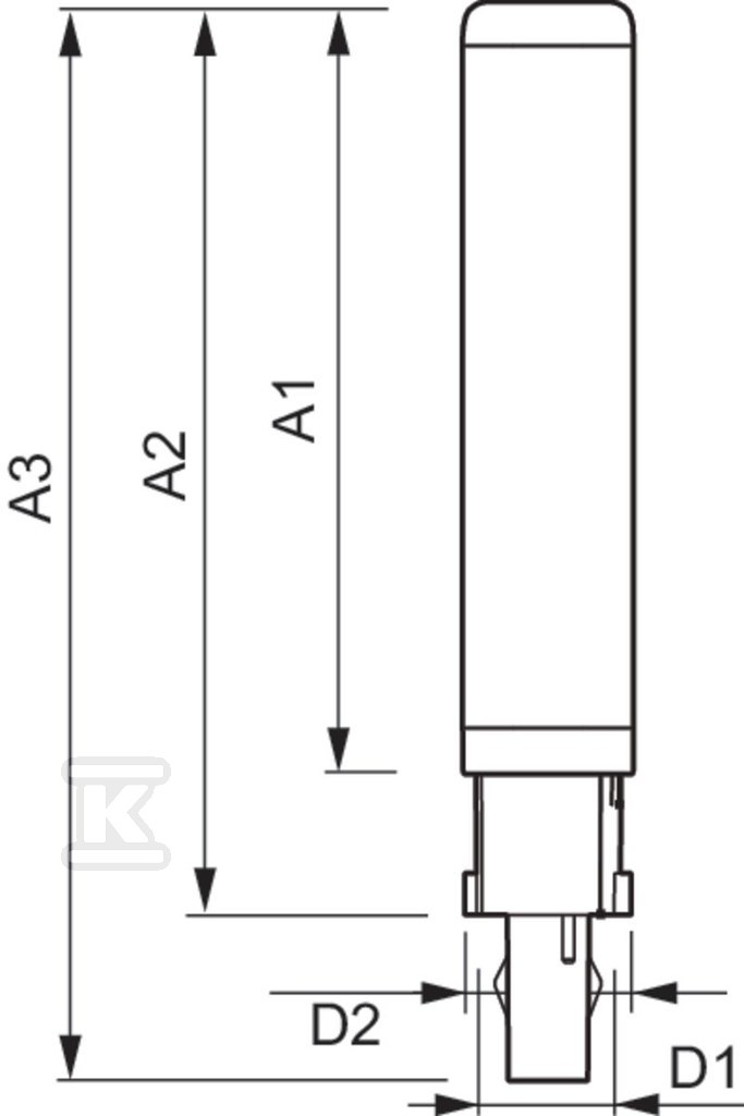 Żarówka LED CorePro G24d-2 2P 6,5W - 929001201502_XX