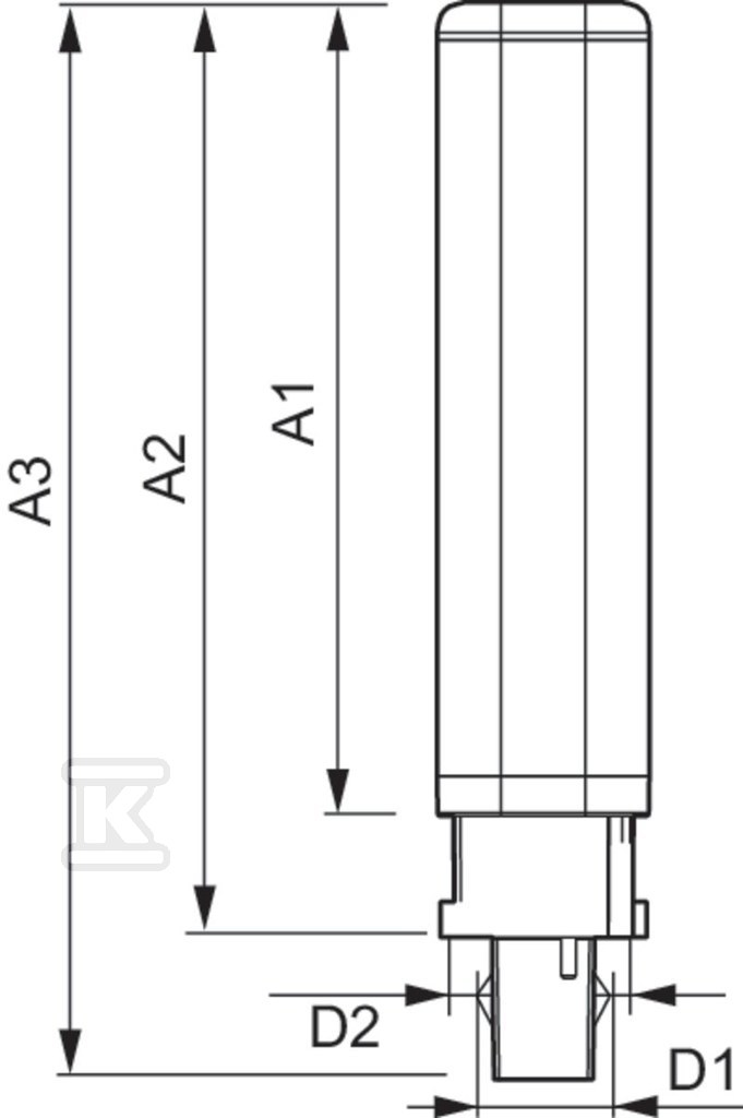 Żarówka LED CorePro G24d-3 2P 8,5W - 929001201302_XX