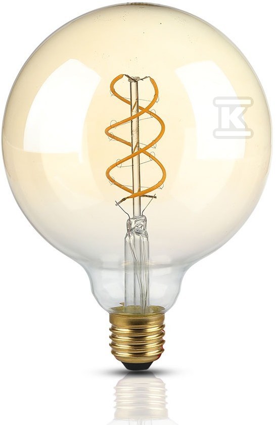 V-TAC LED bulb 5W E27 Filament Amber - 7415