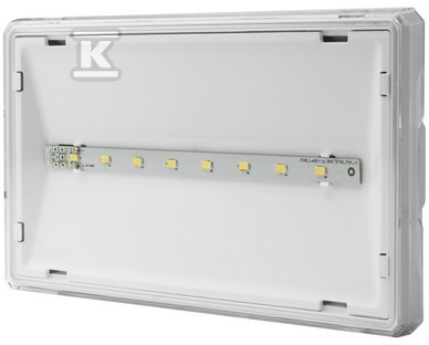 EXIT S IP65 LED 1W 1h svietidlo - ETS/1W/E/1/SE/PT/WH