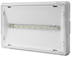 EXIT S IP65 LED 3W 310lm 1h corp de iluminat unic AT alb