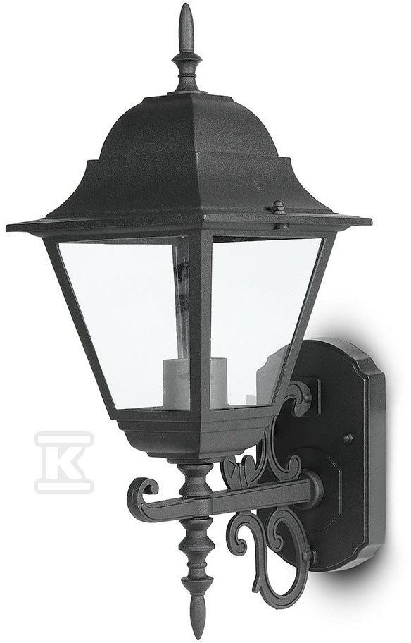 Garden Wall Lamp Black Mat Up V-TAC - 7521