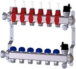 Underfloor heating - manifolds: PREMIUM manifold with rotameters - 3 circuits